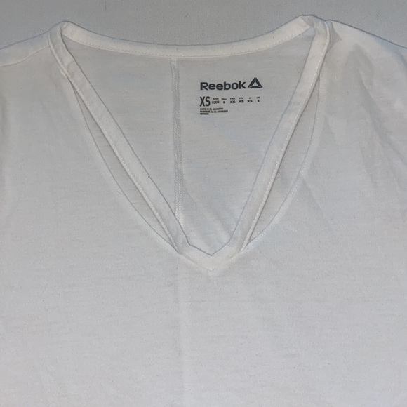 REEBOK White Long Sleeve Shirt. Size XS - Picture 4 of 6